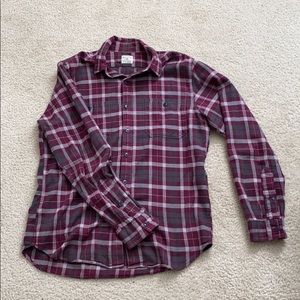 J. Crew Flannel Button-Up Shirt (Medium)